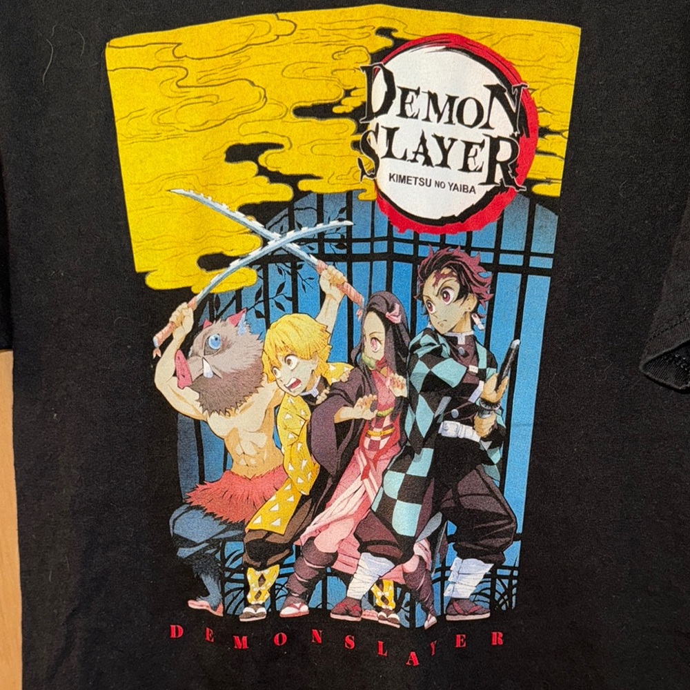 Demon Slayer Black Graphic Tee
